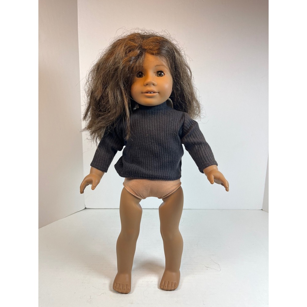 American Girl Just Like You Doll Medium Skin Brown Eyes Dark Brown Hair 2008